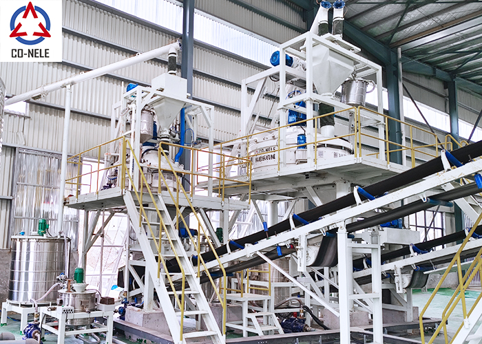 3868la银河总站立轴行星式搅拌机助力制砖高效升级