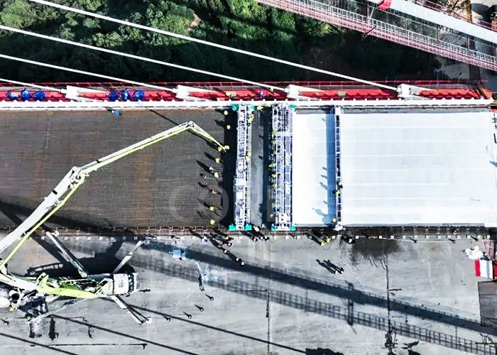 桥梁铺装用混凝土搅拌机