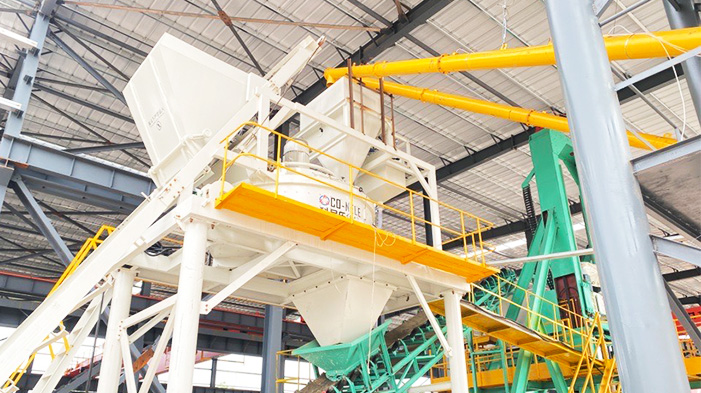 3868la银河总站立轴行星式搅拌机应用于水泥管材生产线