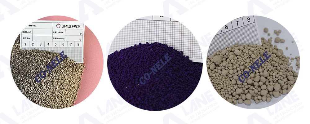 膨润土造粒试料效果